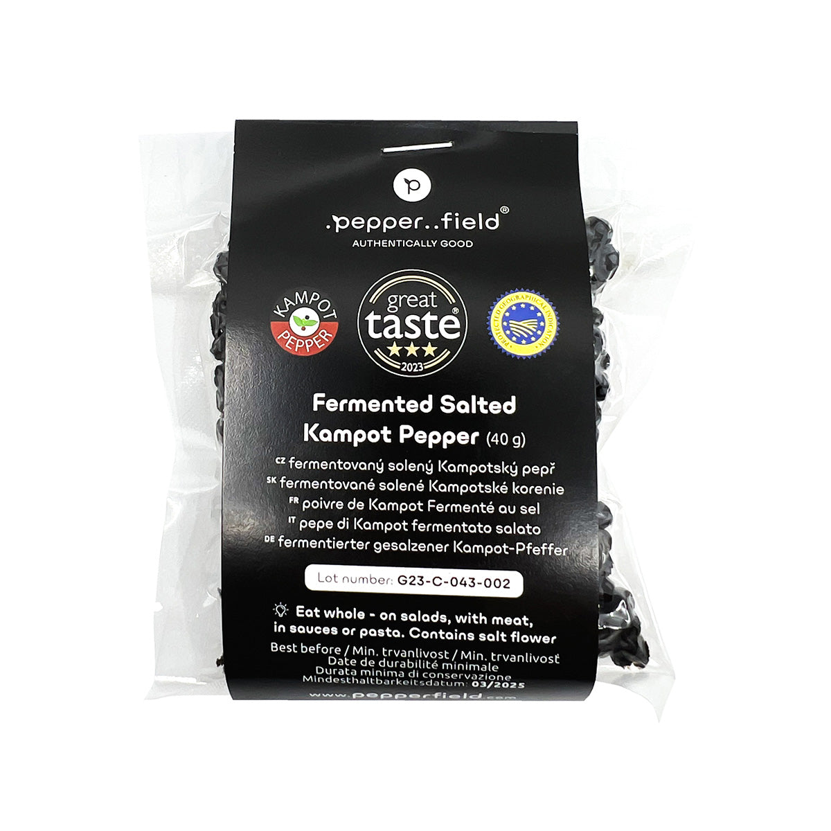 Poivre de Kampot salé fermenté 40 g