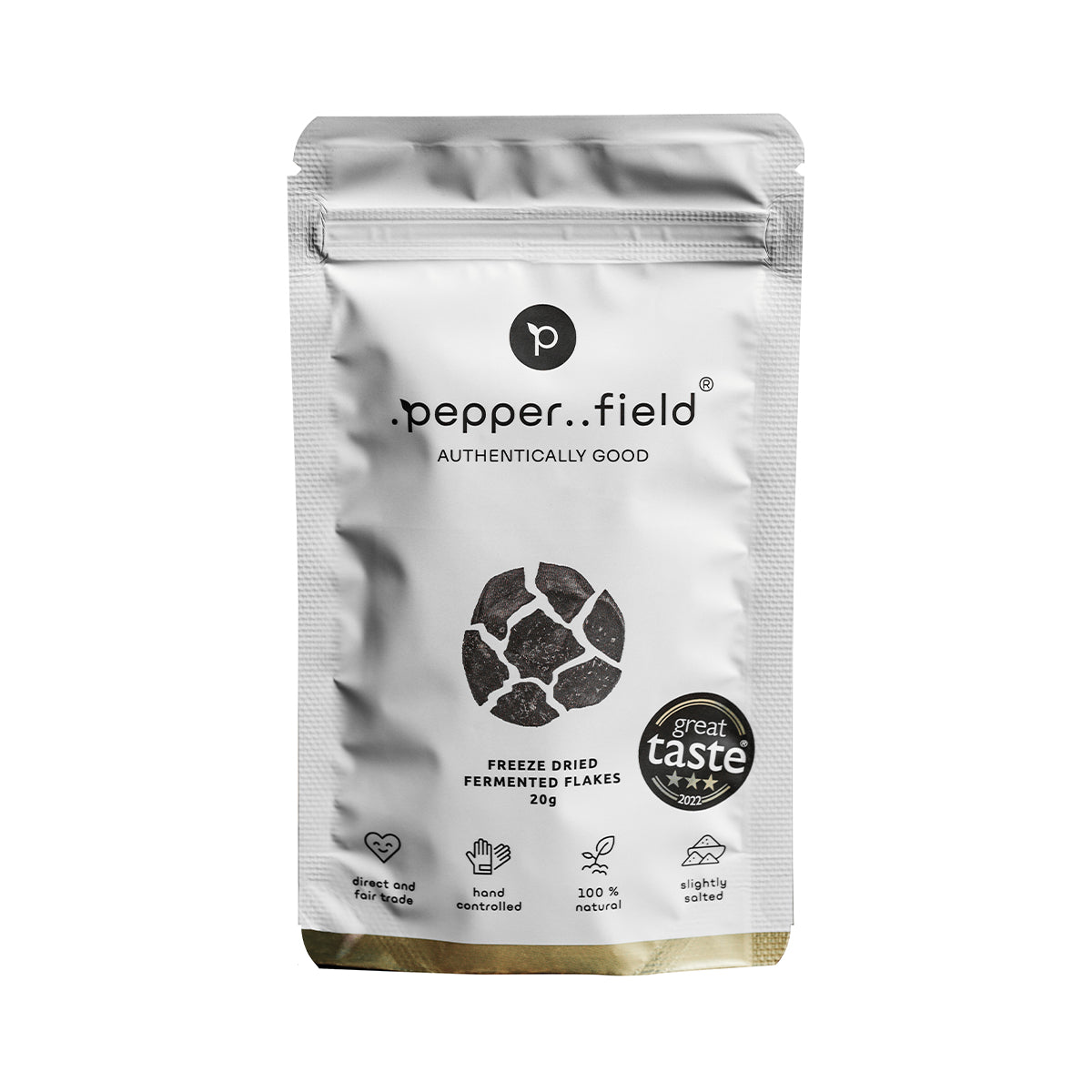 Pepper Flakes - lyofilizované vločky fermentovaného Kampotského korenia