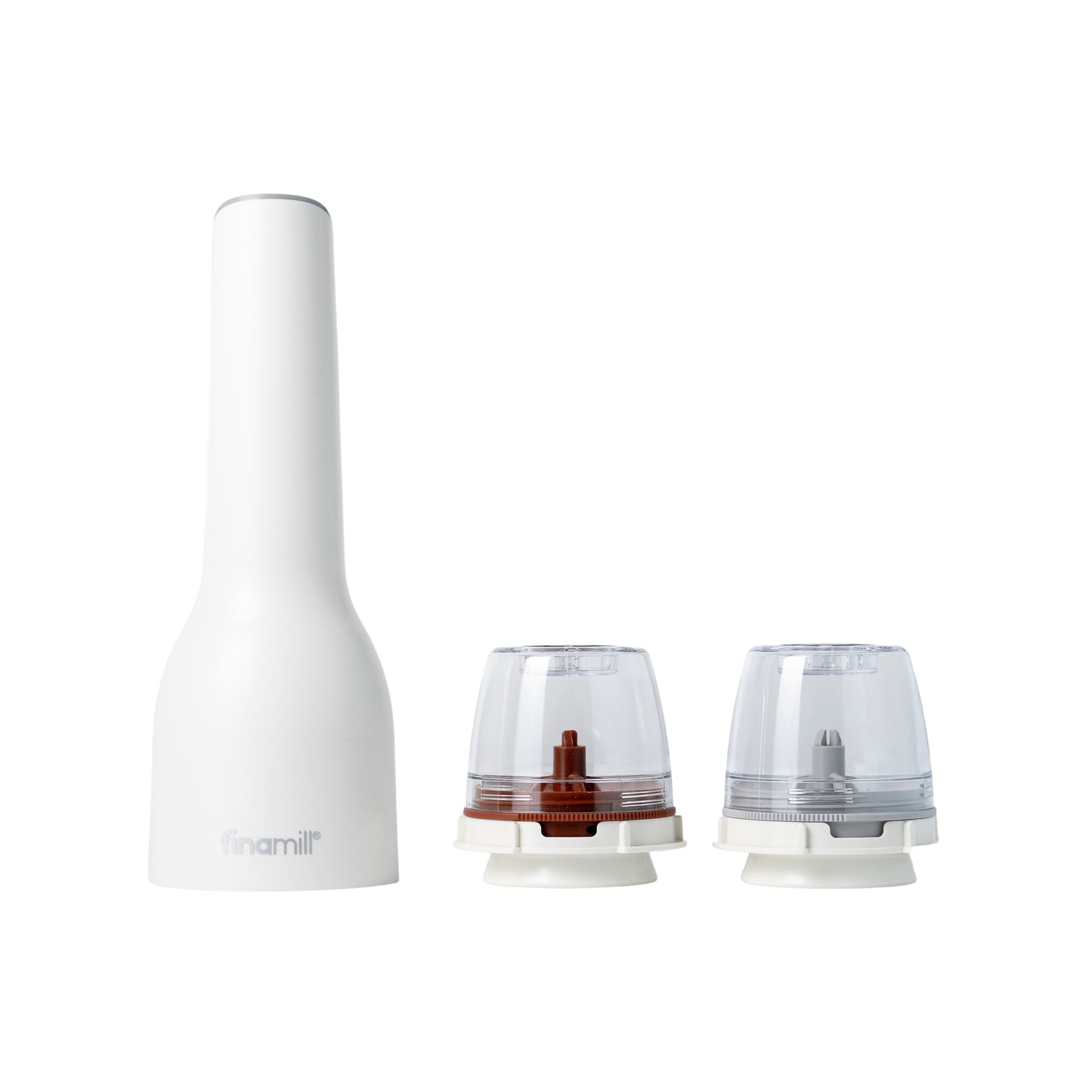 FinaMill Gift Set – White Rechargeable Grinder with Two Cartridges 