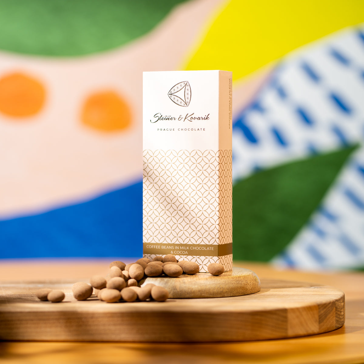 Coffee in milk chocolate and cocoa 130g